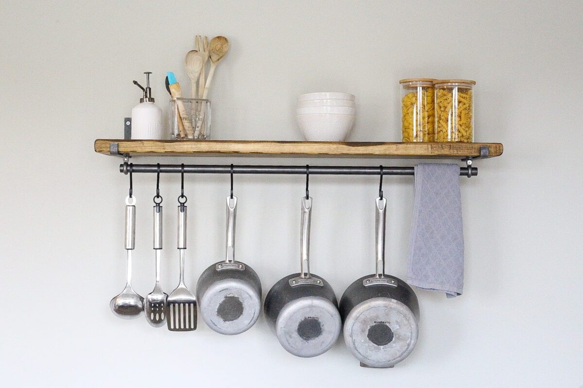 Hanging Rail Utensil Rail Kitchen Rail GRACE OLIVE   Utensil Rail 5 1200x800 